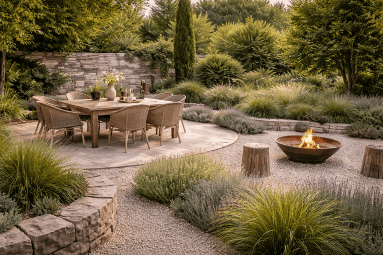 Tuin in baltische stijl